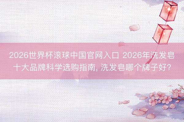 2026世界杯滚球中国官网入口 2026年洗发皂十大品牌科学选购指南， 洗发皂哪个牌子好?